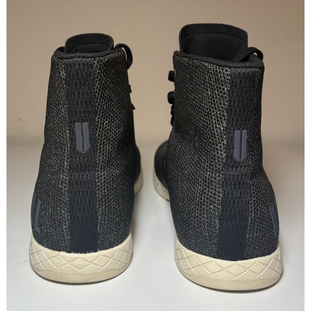 NOBULL Men's High-Top Trainer Black Heather Off White | Size 12 - Picture 8 of 11